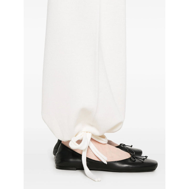 Max Mara White Trousers - Straight Trousers Women
