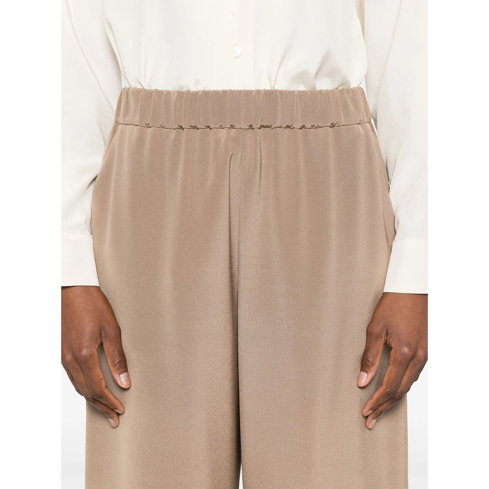 Max Mara Brown Trousers - Palazzo Pants Women