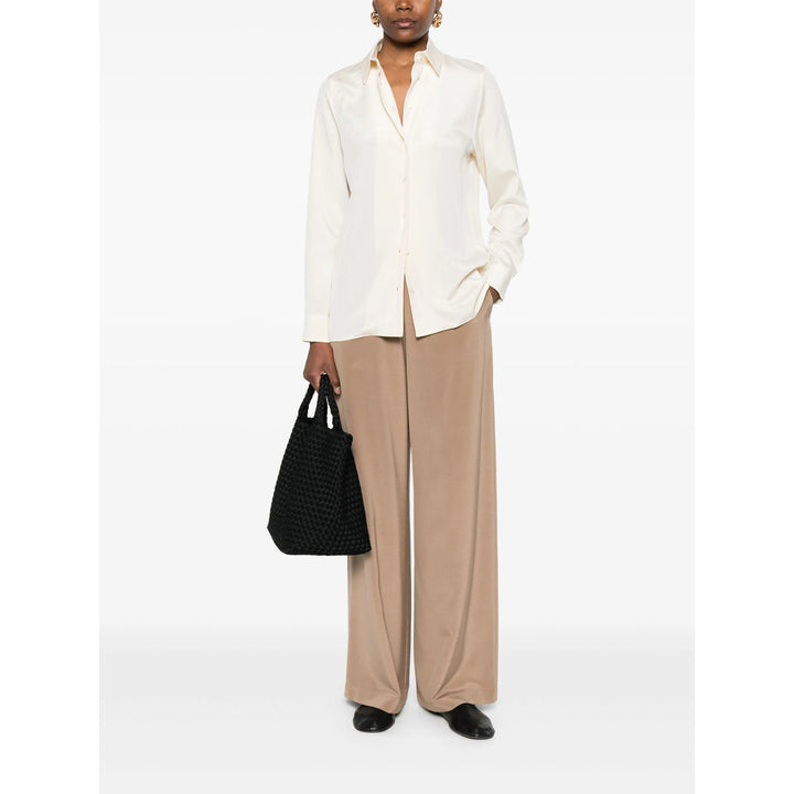 Max Mara Brown Trousers - Palazzo Pants Women