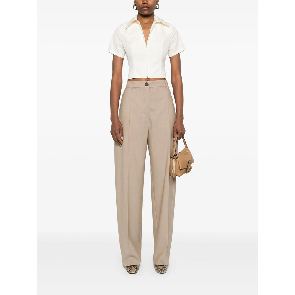 Sportmax Neutrals Trousers - High-Waisted Trousers Women