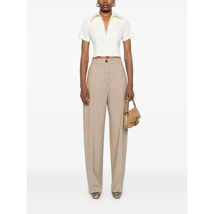 Sportmax Neutrals Trousers - High-Waisted Trousers Women