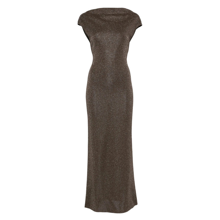 Max Mara Pianoforte Brown Dresses - Evening Dresses Women
