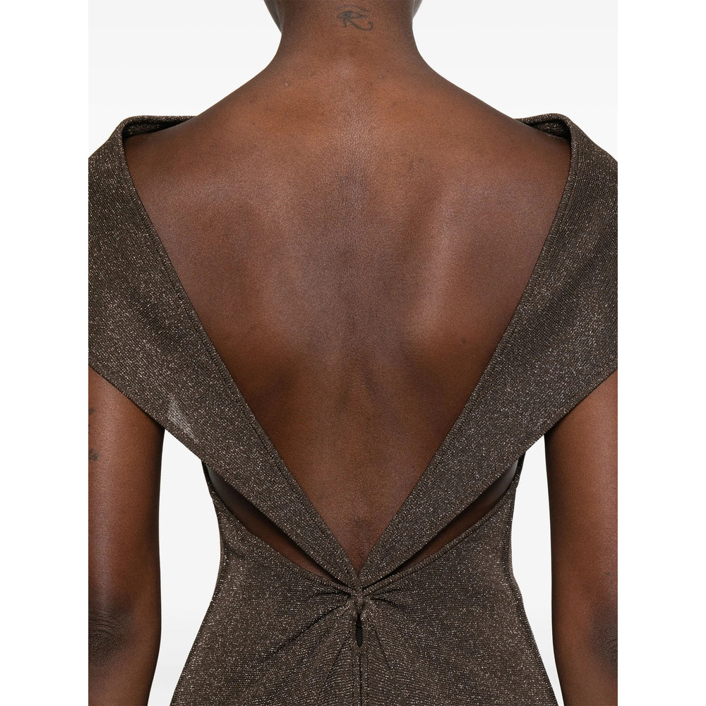 Max Mara Pianoforte Brown Dresses - Evening Dresses Women