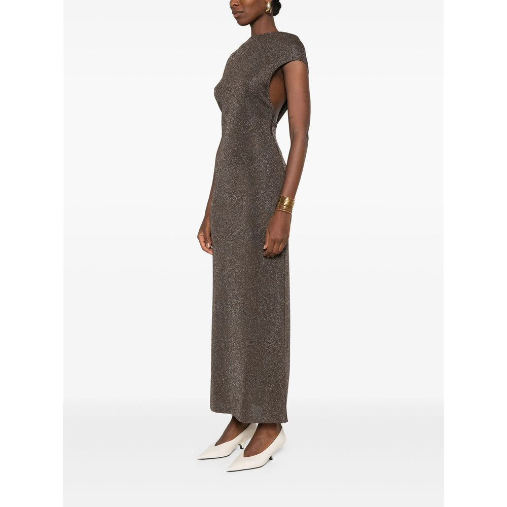 Max Mara Pianoforte Brown Dresses - Evening Dresses Women