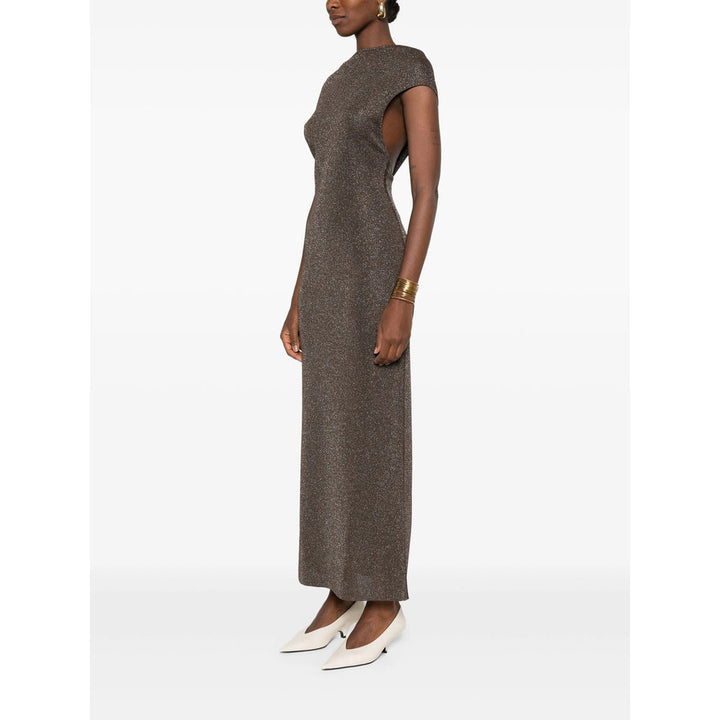 Max Mara Pianoforte Brown Dresses - Evening Dresses Women