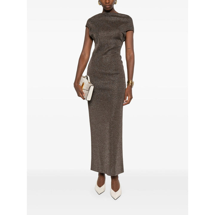Max Mara Pianoforte Brown Dresses - Evening Dresses Women