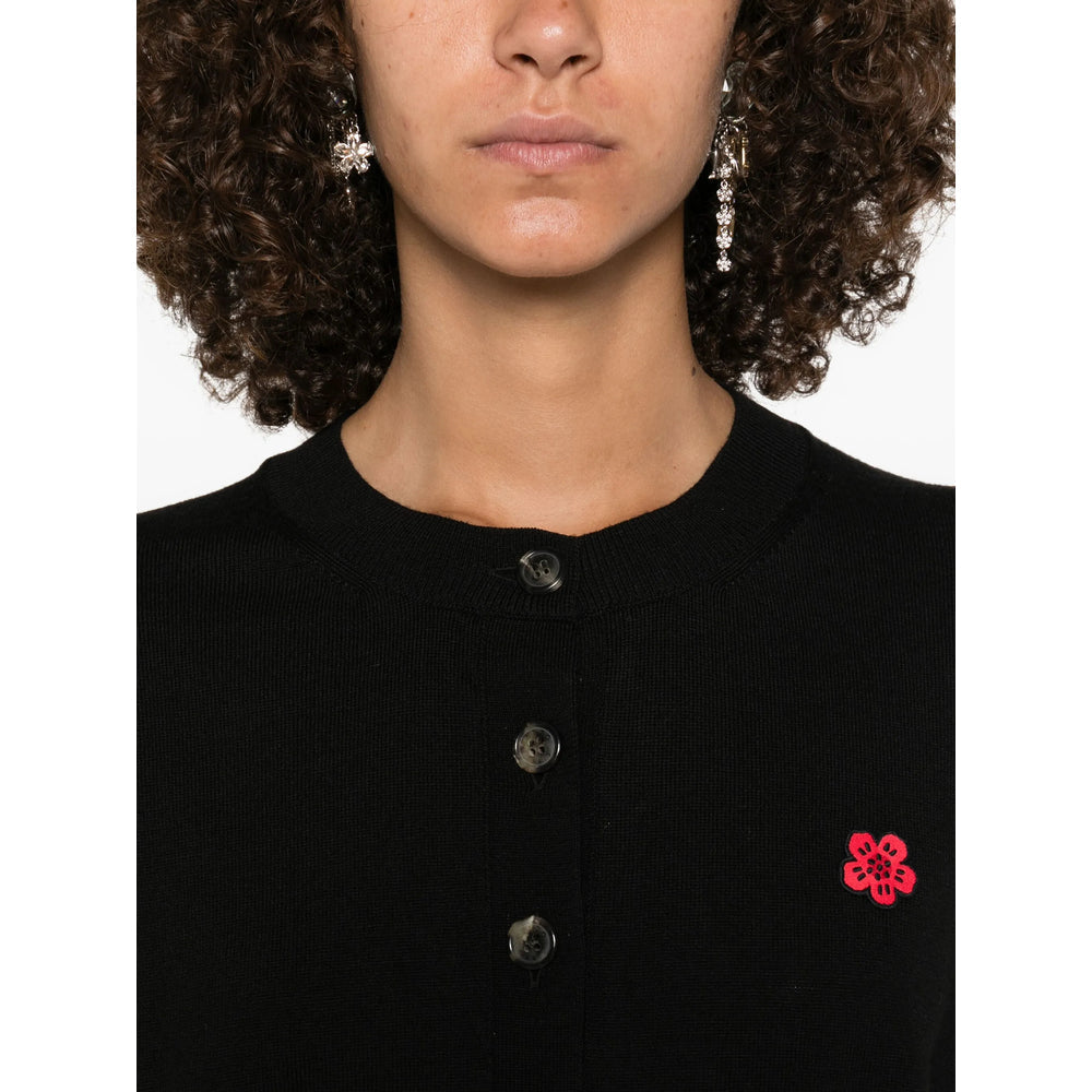 Kenzo Black Knitwear - Cardigans Women