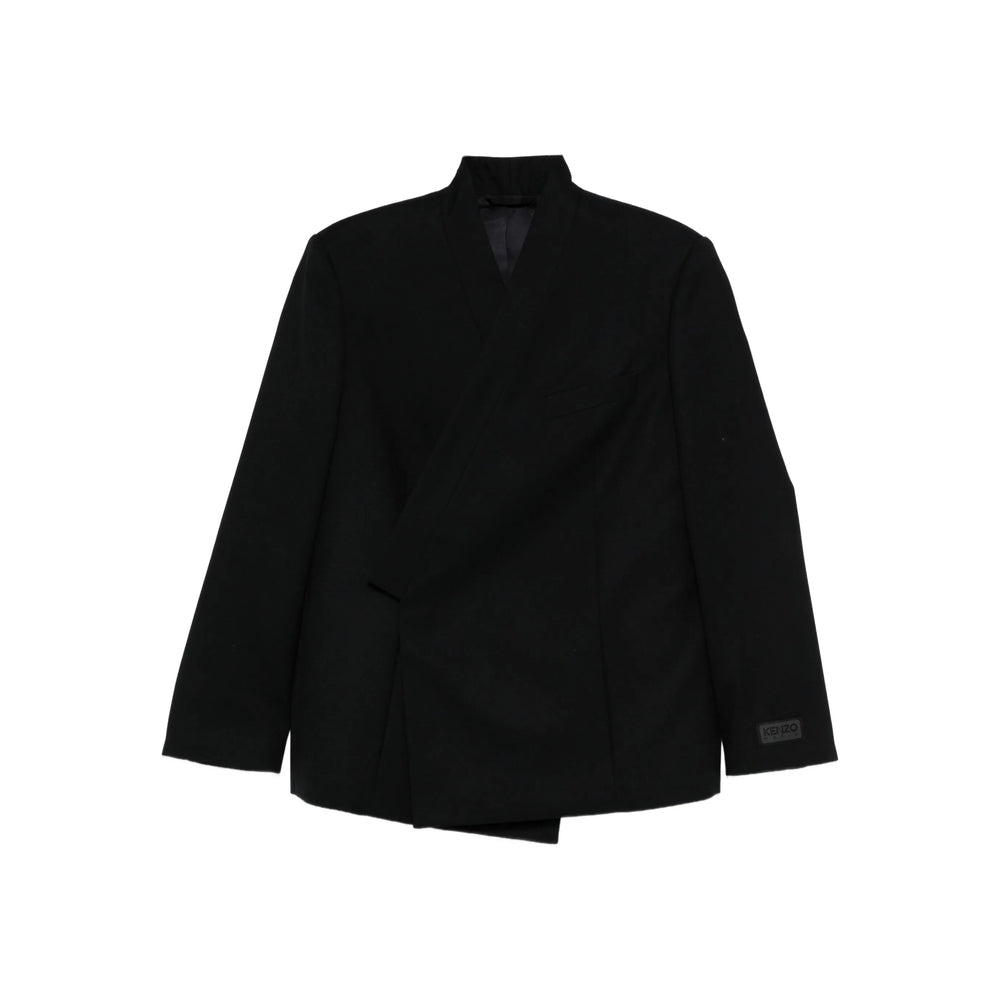 Kenzo Black Jackets - Blazers Women