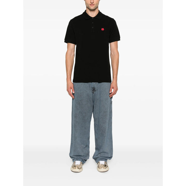 Kenzo Black Polo Shirts Men