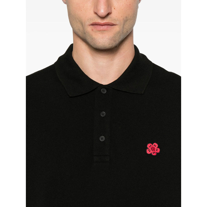 Kenzo Black Polo Shirts Men