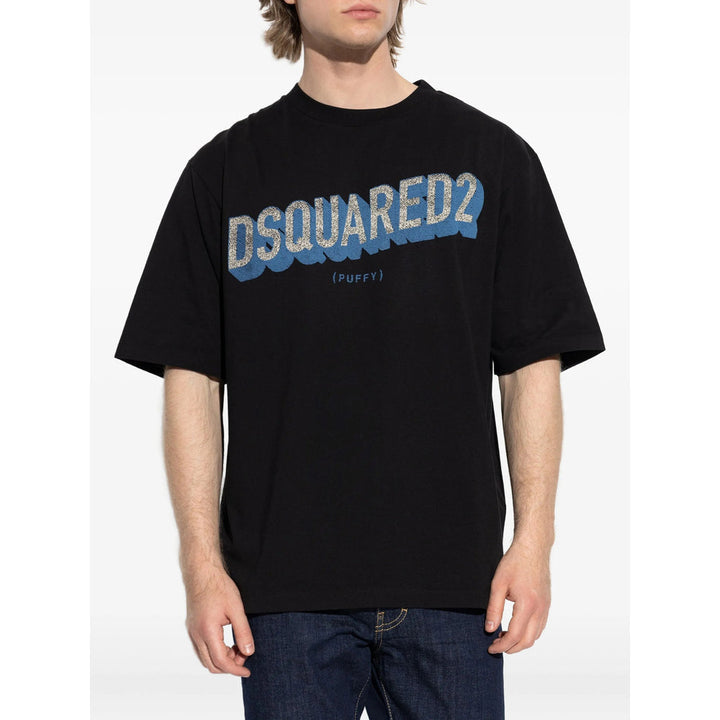 Dsquared2 Black T-Shirts & Vests - T-Shirts Men