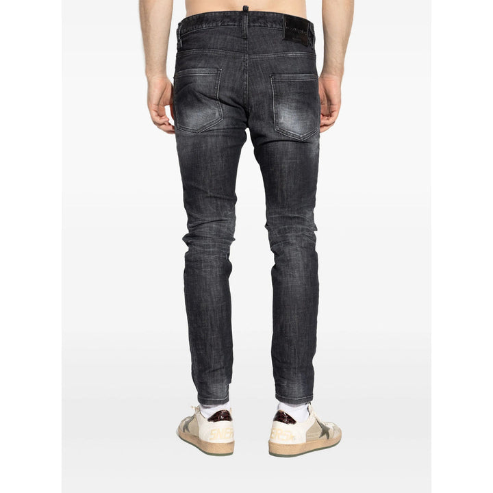 Dsquared2 Black Denim - Regular & Straight-Leg Jeans Men