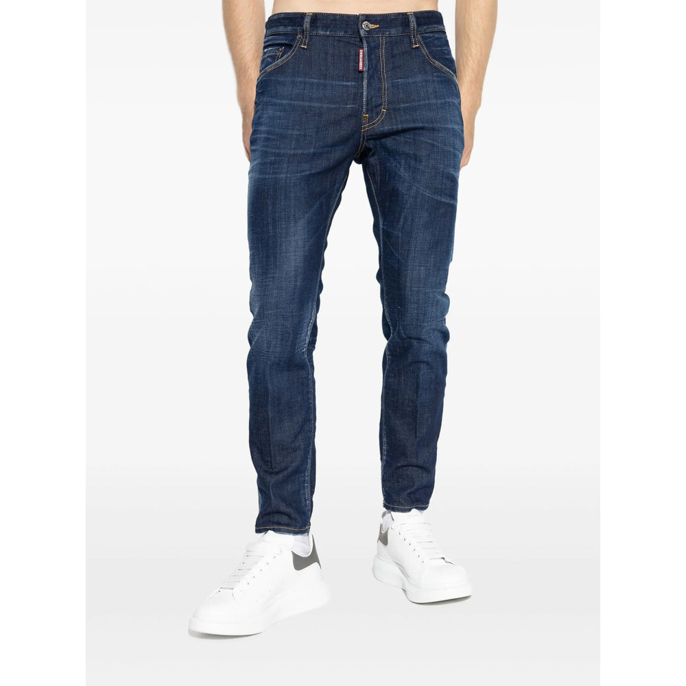 Dsquared2 Blue Denim - Tapered Jeans Men
