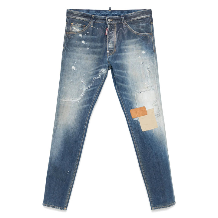 Dsquared2 Blue Denim - Regular & Straight-Leg Jeans Men