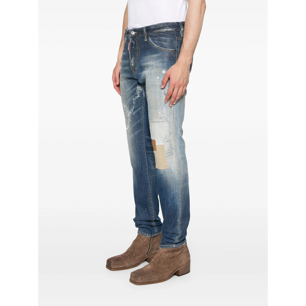 Dsquared2 Blue Denim - Regular & Straight-Leg Jeans Men