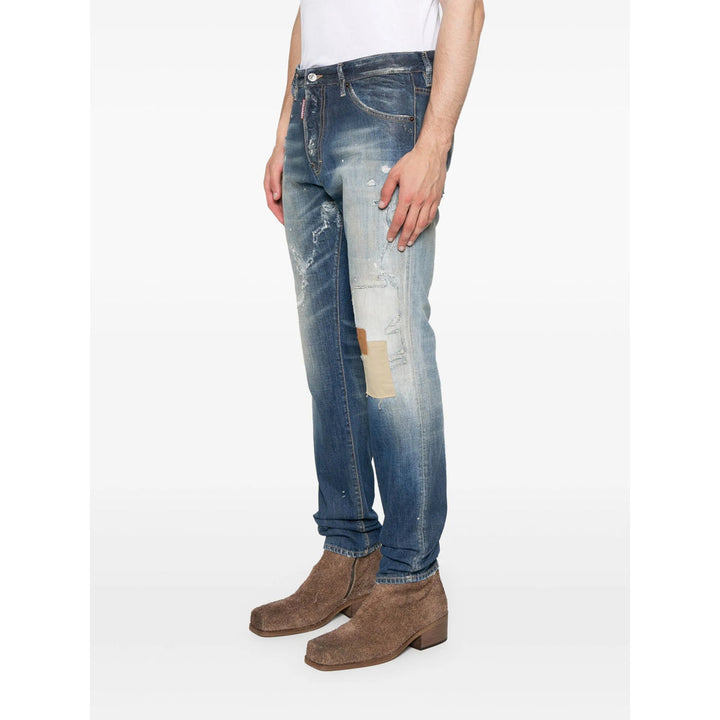 Dsquared2 Blue Denim - Regular & Straight-Leg Jeans Men