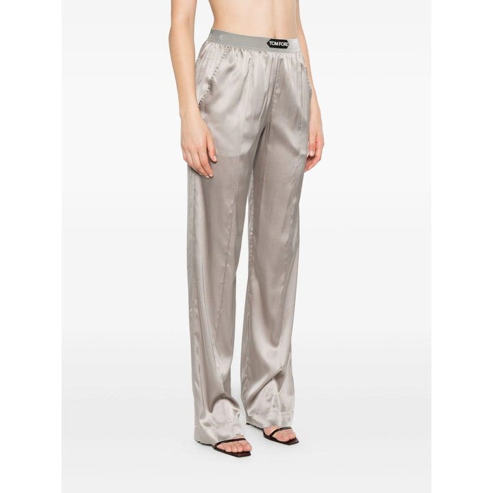 Tom Ford Grey Trousers - Straight Trousers Women