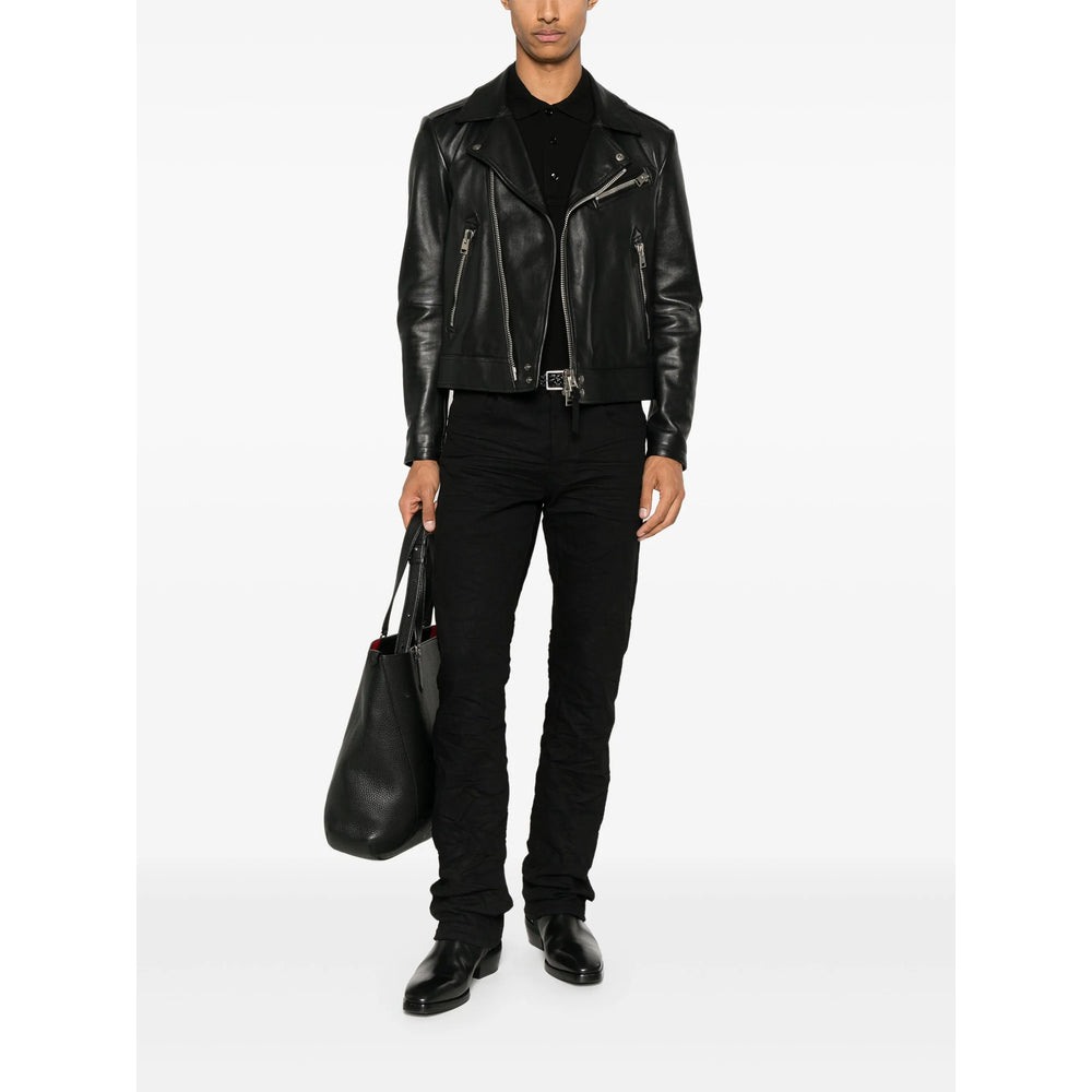 Tom Ford Black Polo Shirts Men