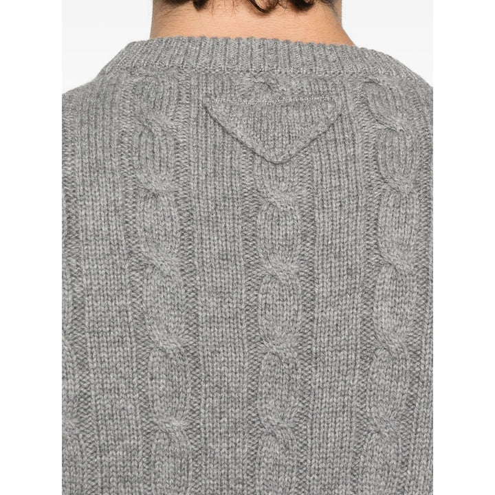 Prada Grey Sweaters & Knitwear - Jumpers Men