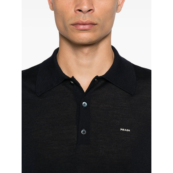 Prada Blue Polo Shirts Men
