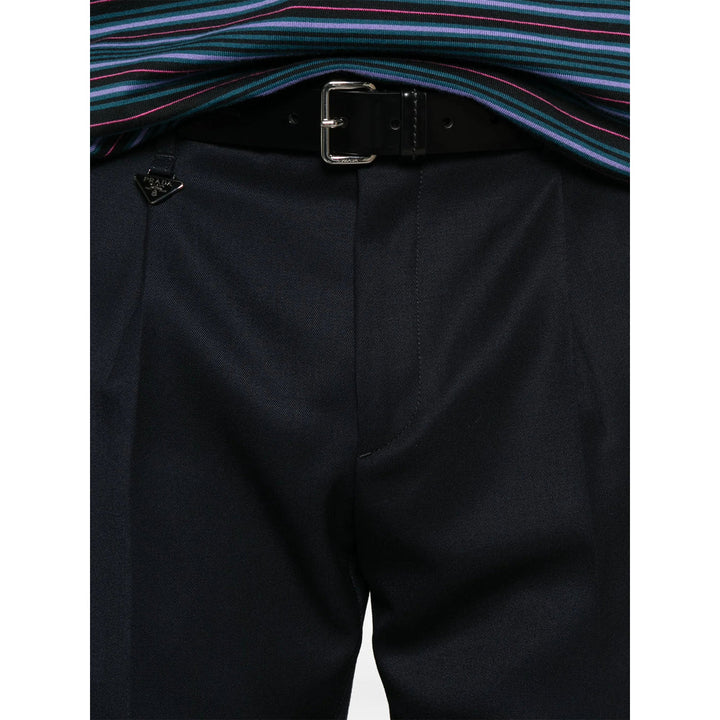 Prada Blue Trousers - Tailored Trousers Men