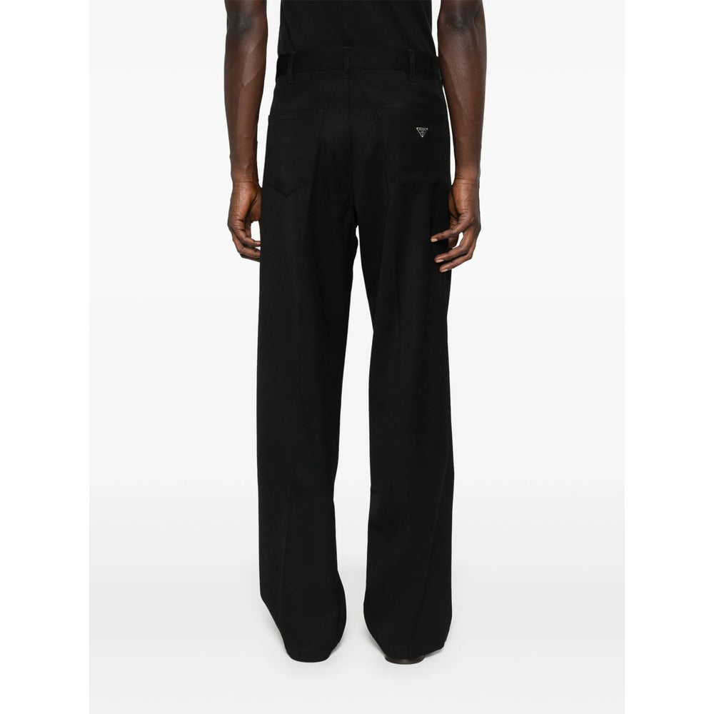 Prada Black Trousers - Regular & Straight-Leg Trousers Men