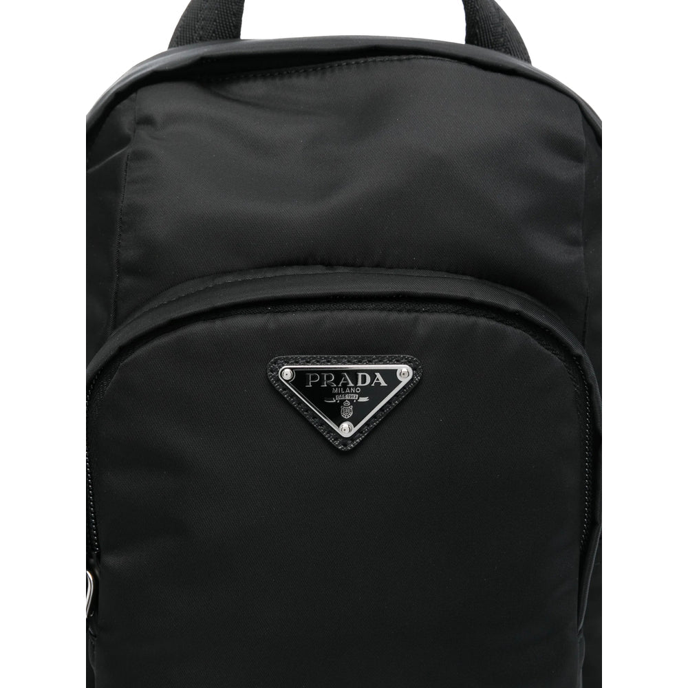 Prada Black Backpacks Men
