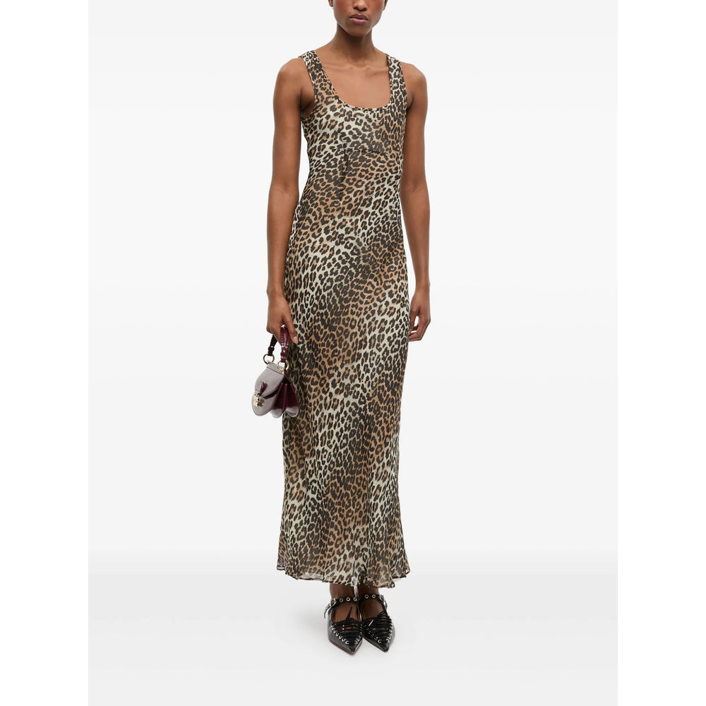 Ganni Neutrals Dresses - Day Dresses Women