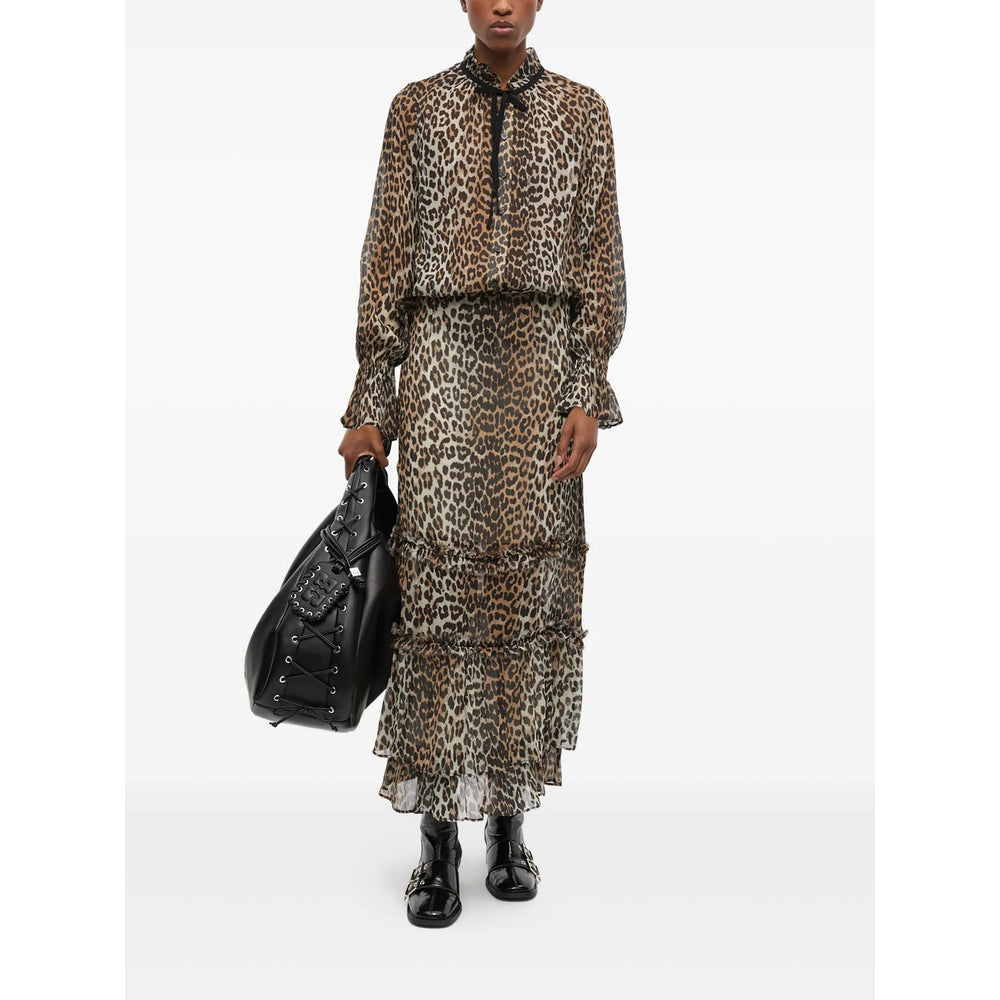 Ganni Neutrals Tops - Blouses Women