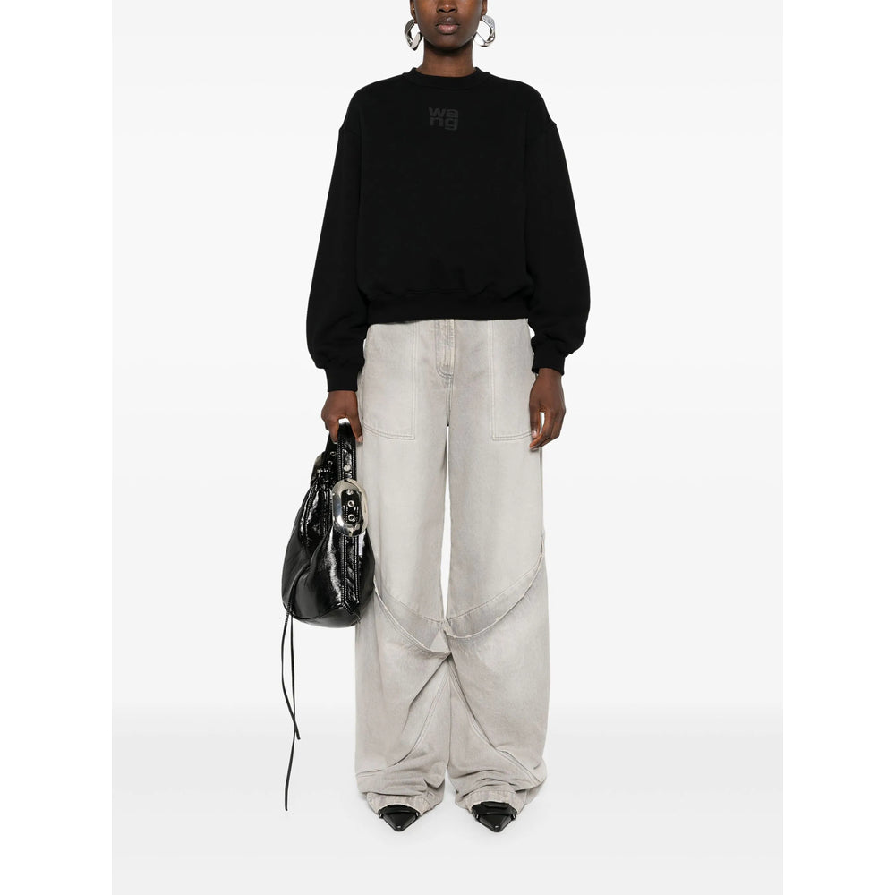 Alexander Wang Black Tops - Sweatshirts Women