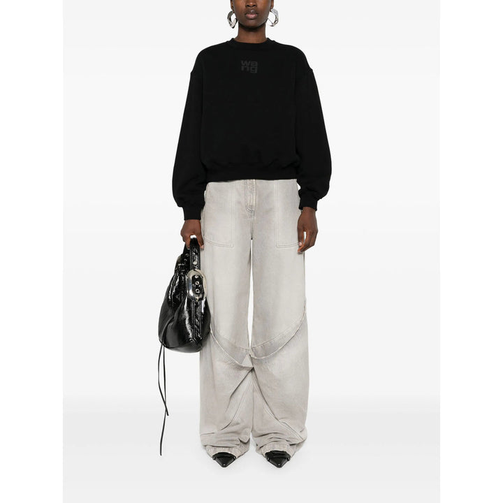 Alexander Wang Black Tops - Sweatshirts Women