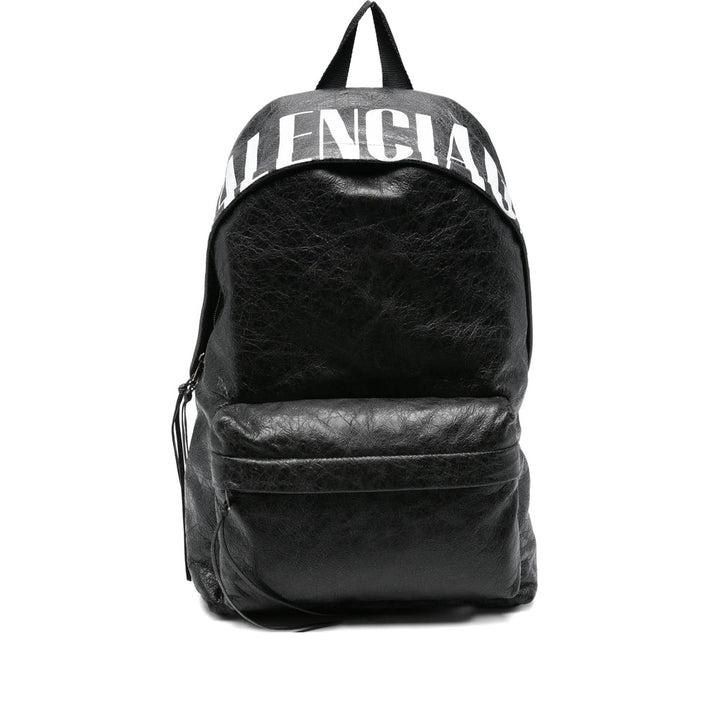 Balenciaga Black Backpacks Men