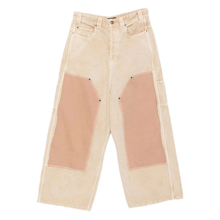 Balenciaga Neutrals Trousers - Wide-Leg Trousers Men