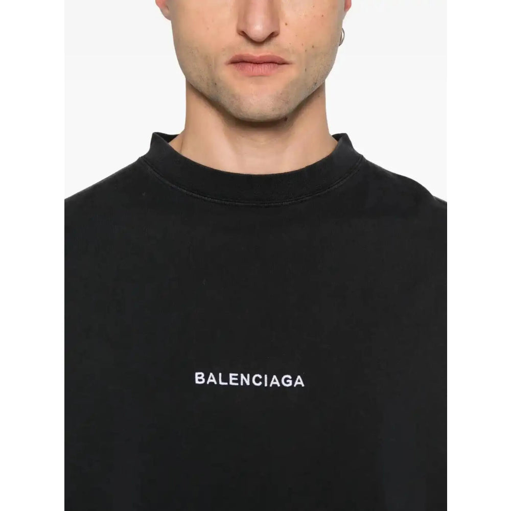 Balenciaga Black T-Shirts & Vests - T-Shirts Men