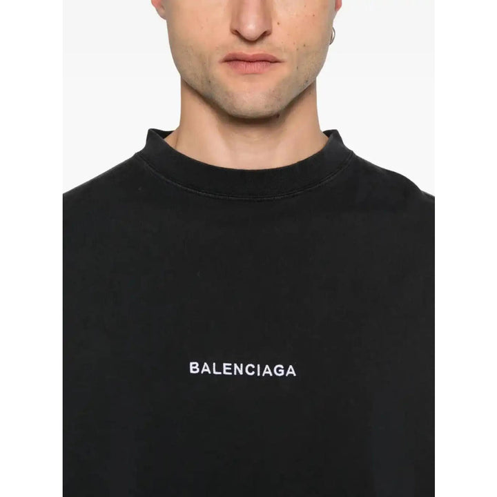 Balenciaga Black T-Shirts & Vests - T-Shirts Men