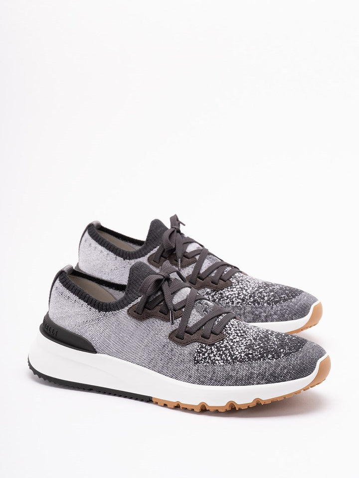 Brunello Cucinelli Men Knit Sneakers