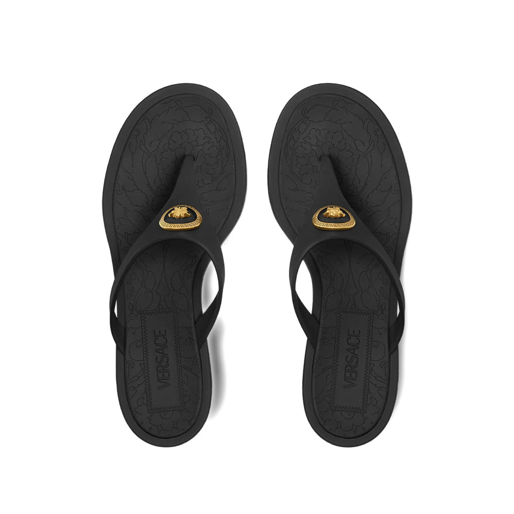 Versace Black Sandals Women