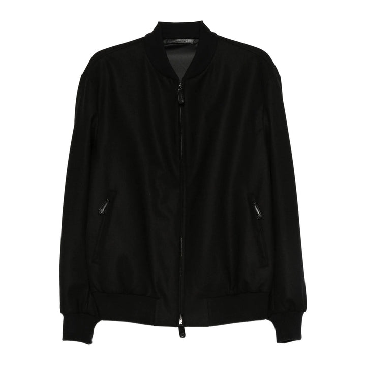 Giorgio Armani Black Jackets - Bomber Jackets Men