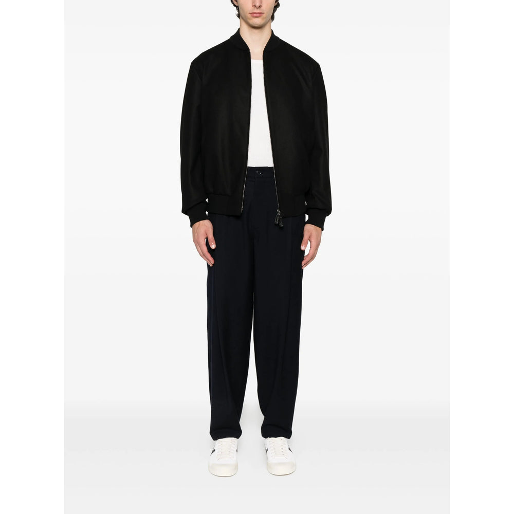 Giorgio Armani Black Jackets - Bomber Jackets Men