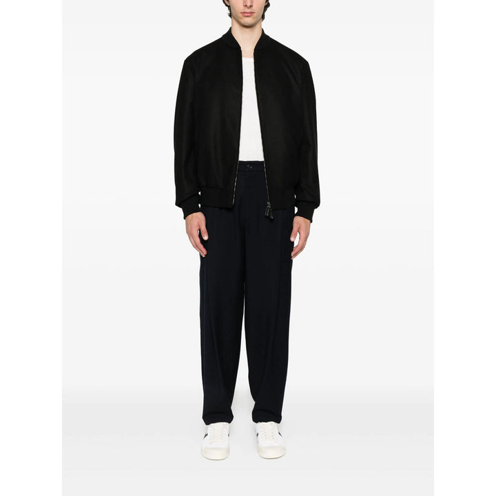 Giorgio Armani Black Jackets - Bomber Jackets Men