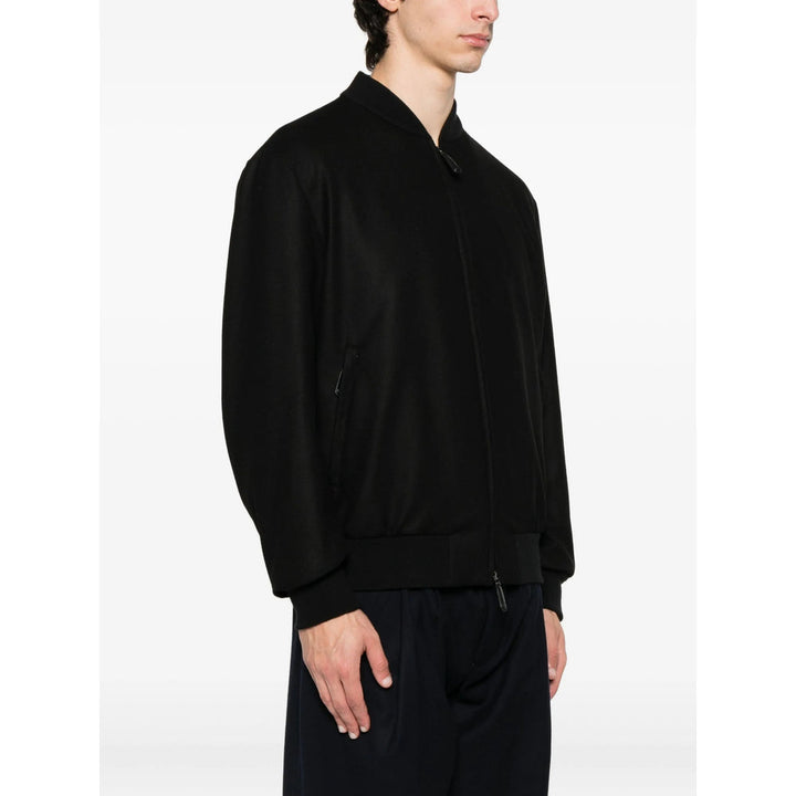 Giorgio Armani Black Jackets - Bomber Jackets Men