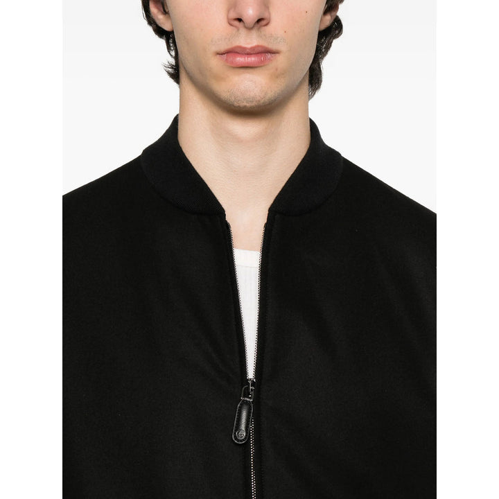 Giorgio Armani Black Jackets - Bomber Jackets Men
