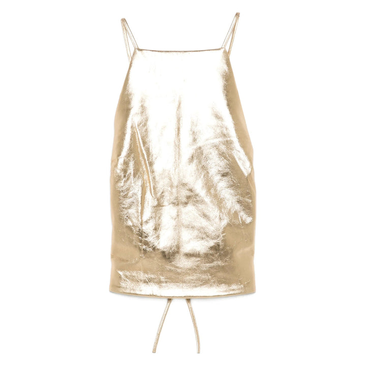 Cult Gaia Gold Tops - Vests & Tank Tops Women