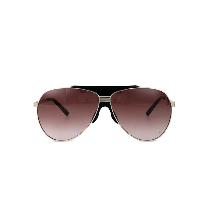 The Attico Gold Sunglasses Women