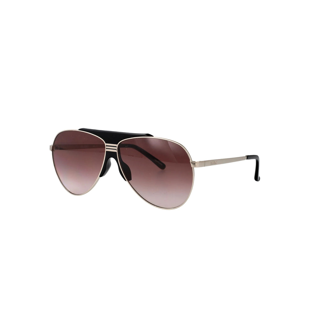 The Attico Gold Sunglasses Women