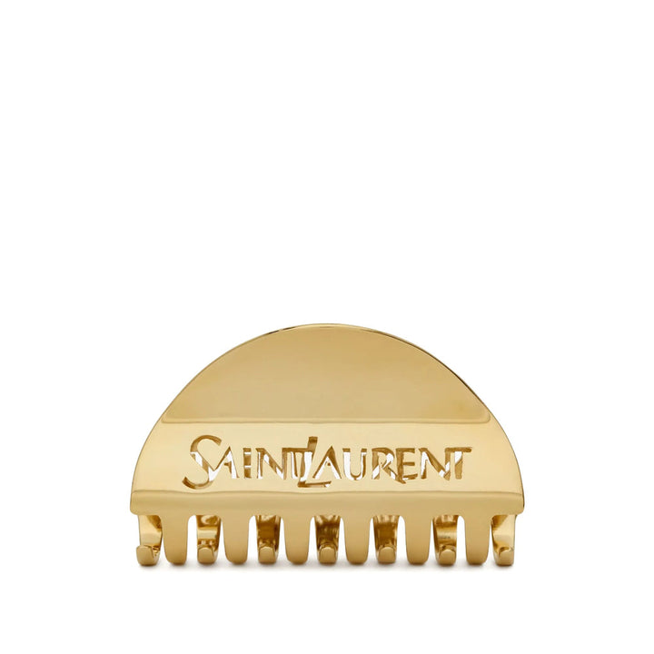 Saint Laurent Gold Hair Accessories Women
