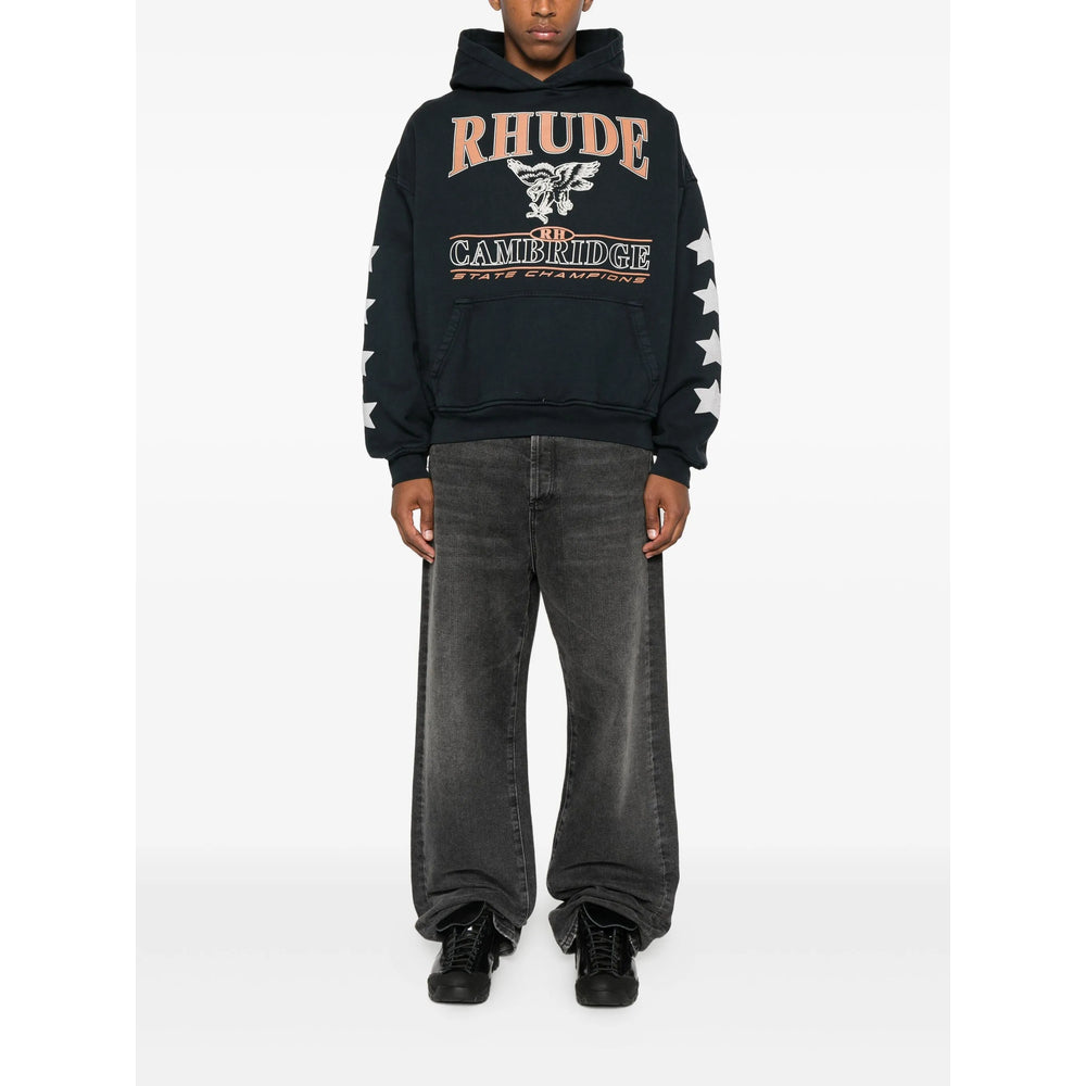 Rhude Black Sweaters & Knitwear - Hoodies Men