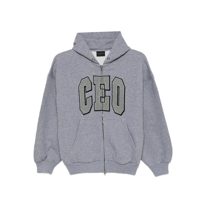 Balenciaga Grey Sweaters & Knitwear - Hoodies Men