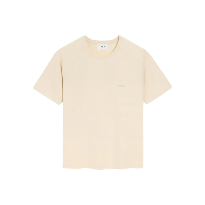 Ami Paris Neutrals T-Shirts & Vests - T-Shirts Men