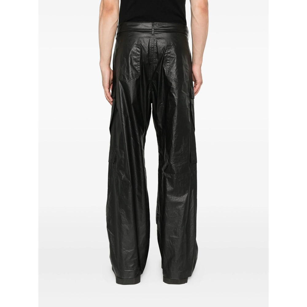 Rick Owens Black Trousers - Wide-Leg Trousers Men